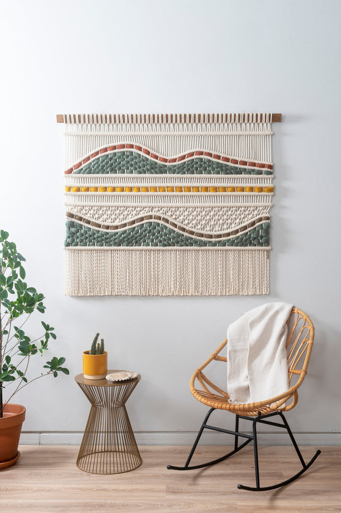 Woven Wall Tapestry - ADRIANA,Teddy and Wool,