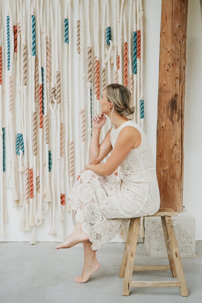 Statement piece! - Contemporary Textile Art - Wall Art Tapestry - 'LANA' [Made-to-order]