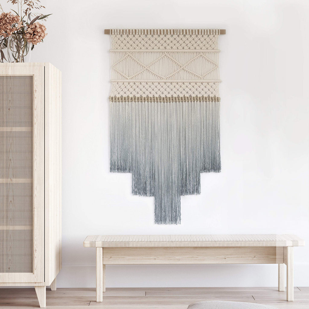 Elegant Macrame Wall Hanging - ATHENA,Teddy and Wool,Fiber Art