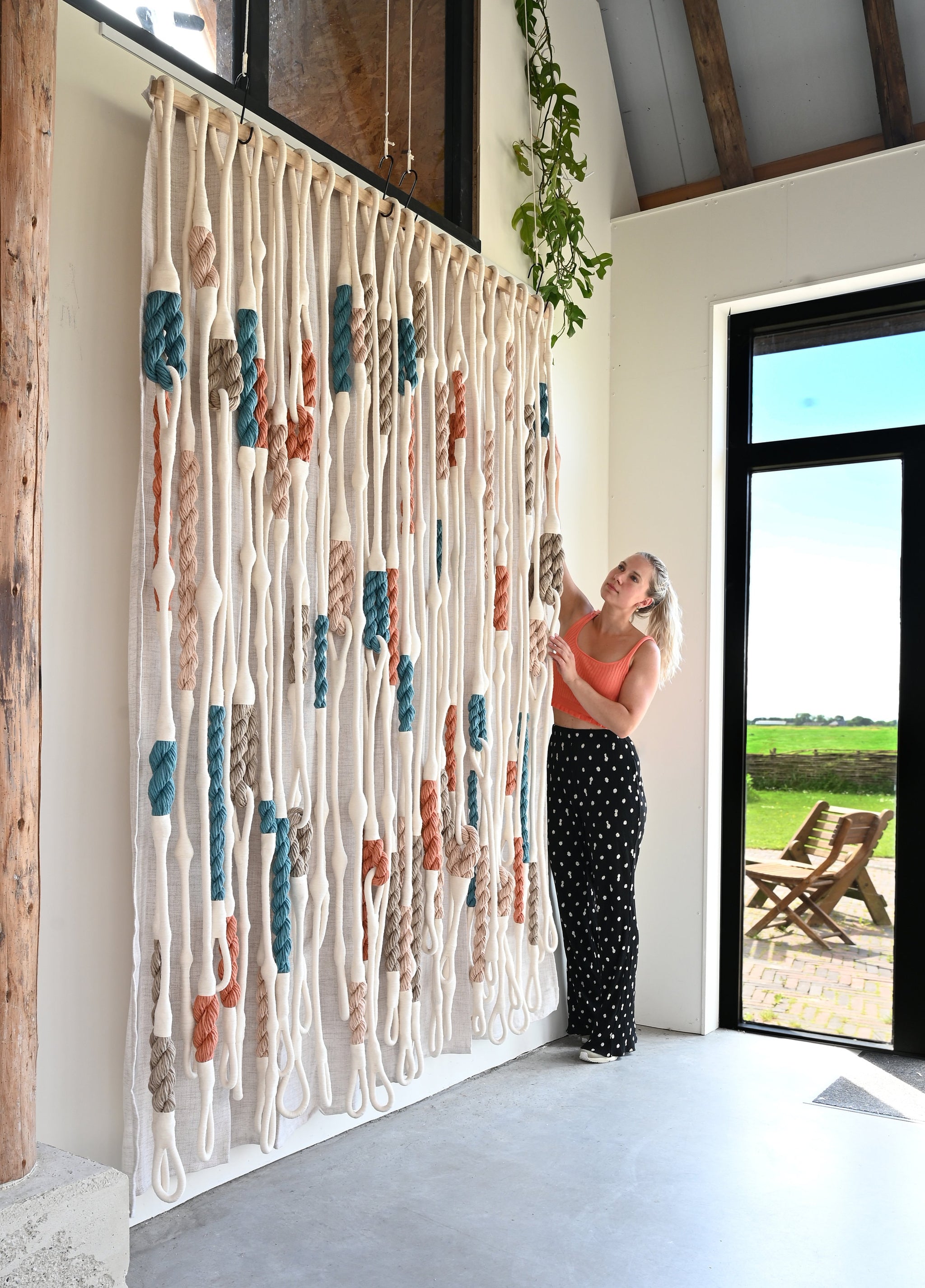 Wall Sculpture Modern Woven Wall Hangings Modern Fabric Wall Art