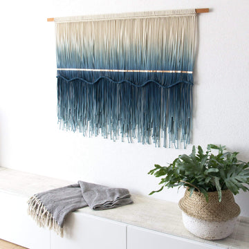 Large Wall Tapestry - SEA VIEW,Teddy and Wool,Fiber Art