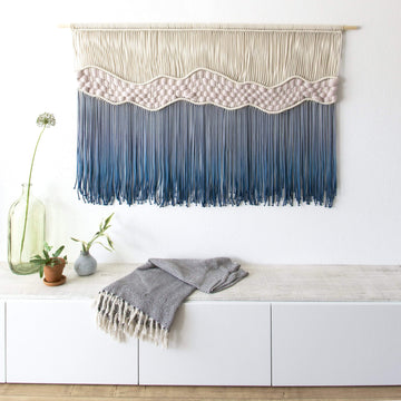 XL wall hanging "Where The Waves Break" - Organic Collection,Teddy and Wool,